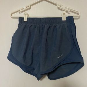 Blue Nike athletic shorts small